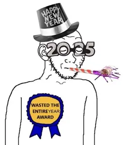 soyak, its over, 2025, award, closed eyes, clothes, hat, its over (phrase), new year, text