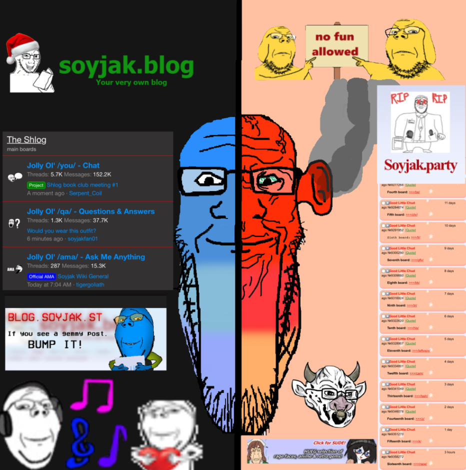 dr. soyberg, soytan, a24 slowburn soyjak, chudjak, gapejak, markiplier soyjak, soyak, chudplier, science lover, ama (soyjak blog)