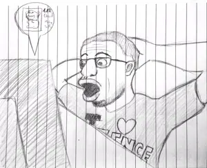 entiral, impish soyak ears, unknown, catalog, dancing swede, drawfag, drawing, glasses, i love, open mouth