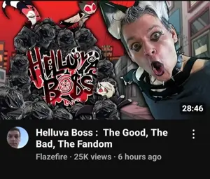 two pointing soyjaks, furry, irl soy, thumbnail, youtube, youtube thumbnail, helluva boss