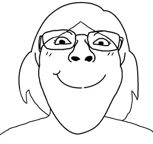 bernd, gapejak, bridget, female gapejak, femjak, clothes, eyelashes, female, femjak, glasses