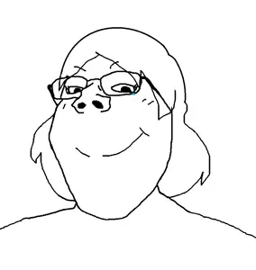 gapejak, female gapejak, femjak, clothes, eyelashes, female, femjak, glasses, hair, smile