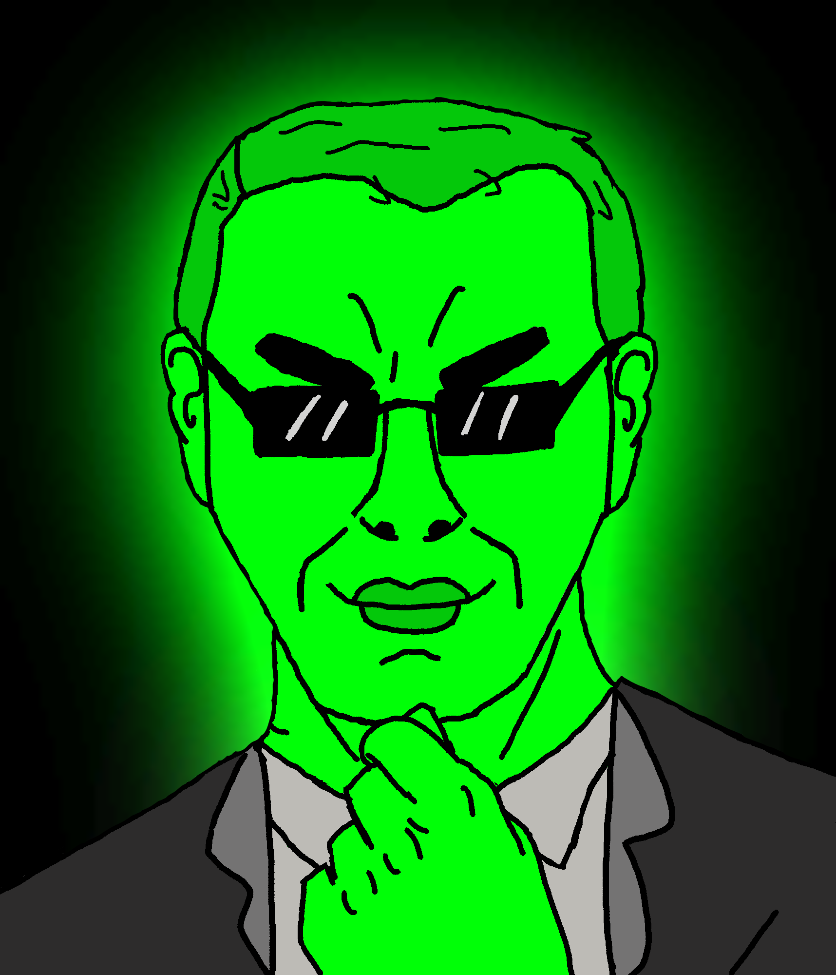 nathaniel higson, chudjak, steve chuds, glowie, bushy eyebrows, central intelligence agency, closed mouth, clothes, collared shirt, ear