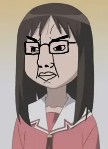 ayumu kasuga, chudjak, anime, chud, glasses, le pol face, azumanga daioh
