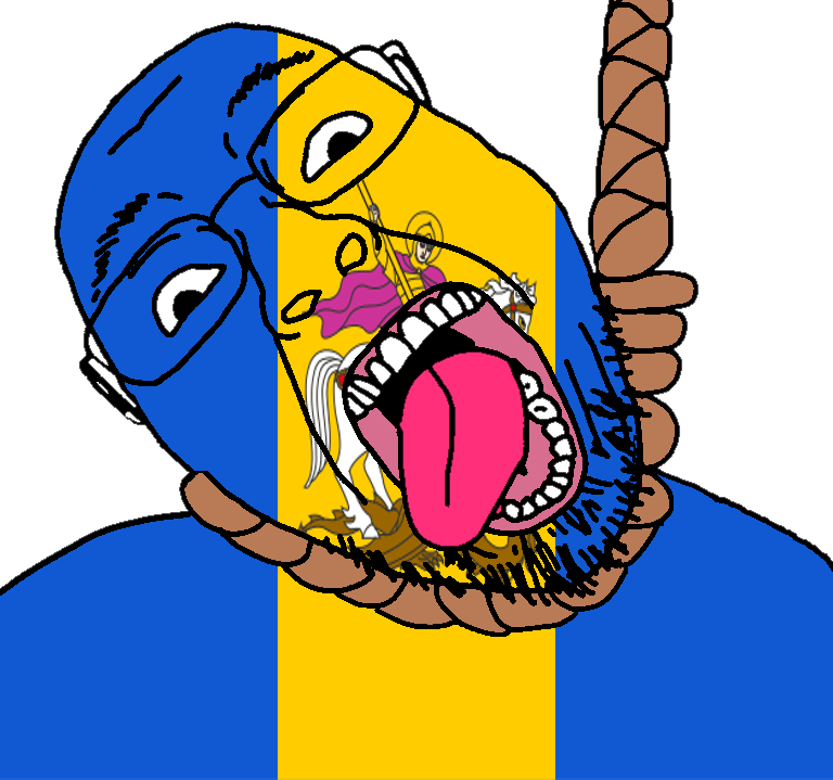 bernd, hanging troonjak, troonjak, ack, christianity, country, dragon, flag, glasses, hair