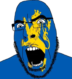 cobson, reddit, angry, animal, brapist oblast, bushy eyebrows, country, flag, glasses, hair