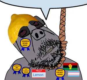 gapejak, scholar, #warrior z disown lemon, award, food, fruit, hanging, lemon, rope, transgender pride flag