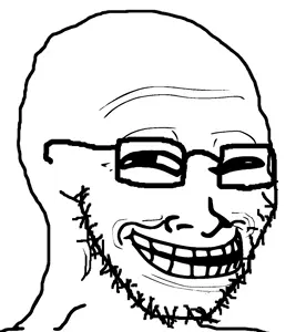 trollface, soyak, smile, smirk, smug, teeth, rage comic