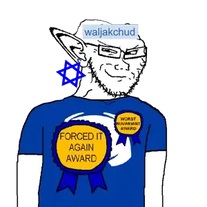 soyak, arm, award, clothes, discord, forced, kike, smirk, smug, star of david