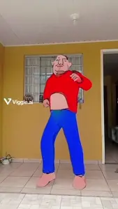 impish soyak ears, impish amerimutt, animated, dance, red shirt, video