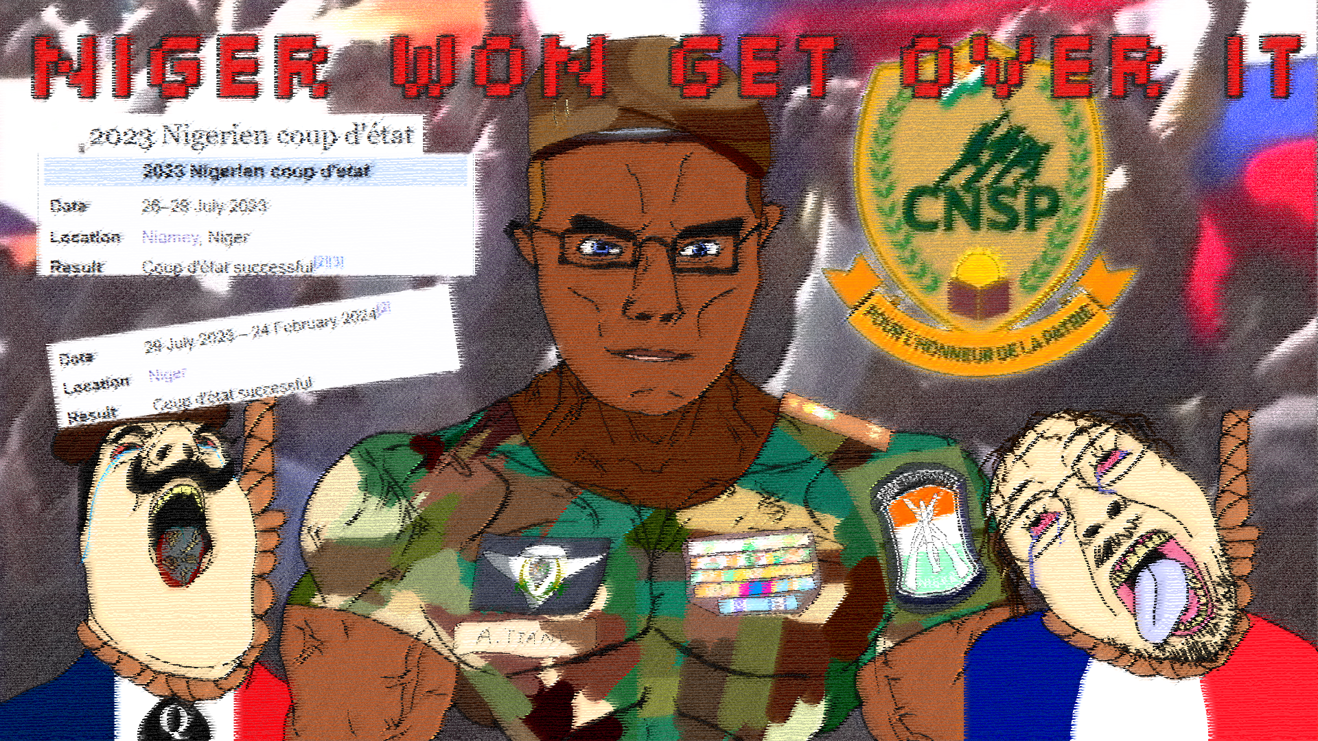 bernd, chudjak, hydejak, chudjak front, hanging troonjak, muscular chud, troonjak, abdourahamane tchiani, ack, africa
