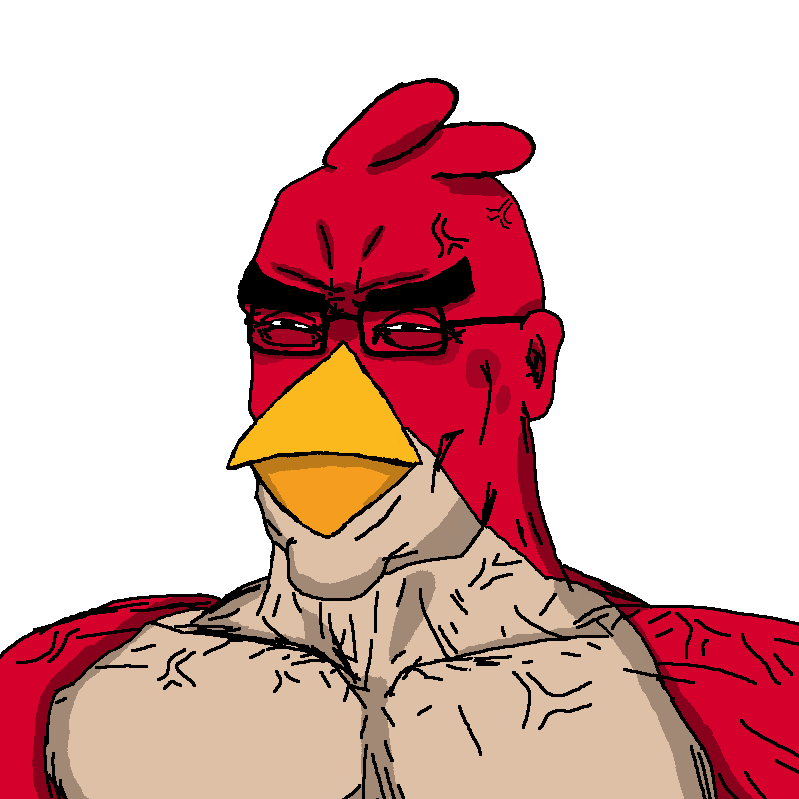 nathaniel higson, chudjak, perceptive chud, animal, beak, bird, buff, bushy eyebrows, feather, feathers