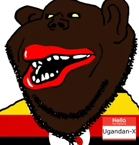 impish soyak ears, impish amerimutt, kys brown ugandan pedo, uganda, ugandan-x