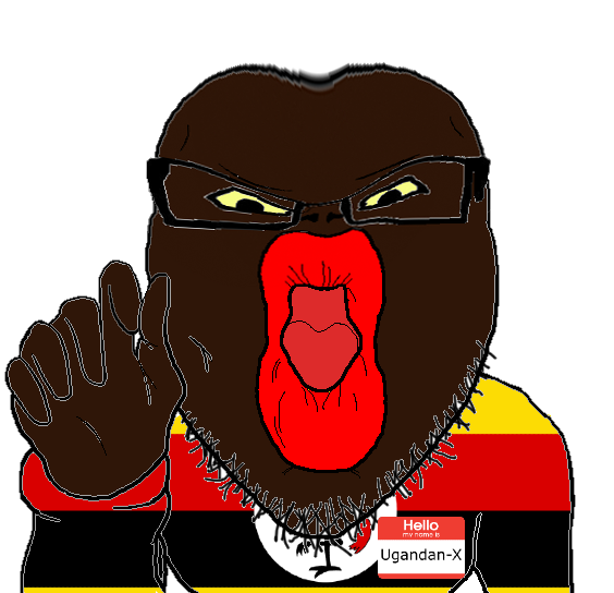 slurpjak, unknown, nonexistent nameflamboyant persons, bald, big lips, brown skin, finger, fingers, glasses, half body