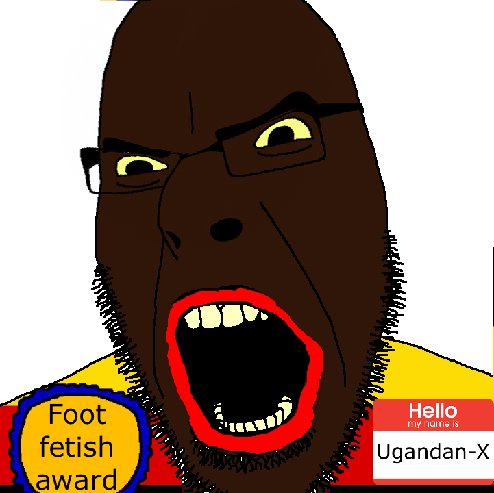 cobson, unknown, nonexistent nameflamboyant persons, angry, award, bald, brown skin, kiss yourself ugandan diddy noon, lips, looking to the left