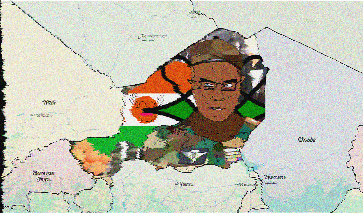 chudjak, chudjak front, muscular chud, abdourahamane tchiani, algeria, arewa, army, benin, beret, blue eyes