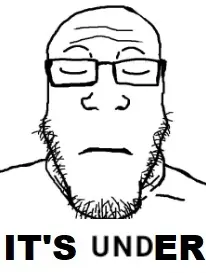 markiplier soyjak, neutralplier, its over, closed eyes, its over (phrase), neutral, sad, text, under