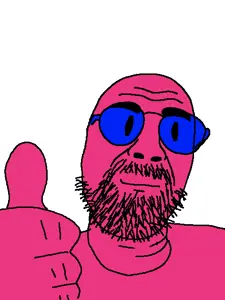 daedaluson, admin, pink skin, smile, thumbs up, doll