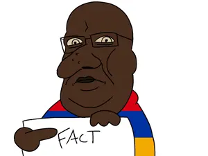 armeniajak, armenia, brown skin, closed mouth, fact, fat, flag, glasses, hands, jewish nose