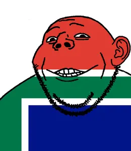 gapejak, gapealien, closed mouth, flag, glasses, grin, looking at you, smile, soyjak, stubble