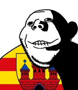 gapejak, gapealien, biting lip, closed mouth, flag, glasses, grin, holy roman empire, looking at you, ominous