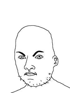 hercules, animated, ear, eyebrows, eyes, mouth, shaking, stubble