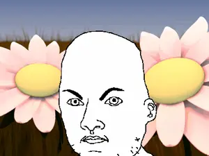 hercules, animated, ear, eyebrows, eyes, flower, mouth, nose, plant, stubble