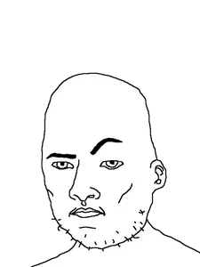 hercules, chad, ear, eyebrows, eyes, mouth, nose, stubble