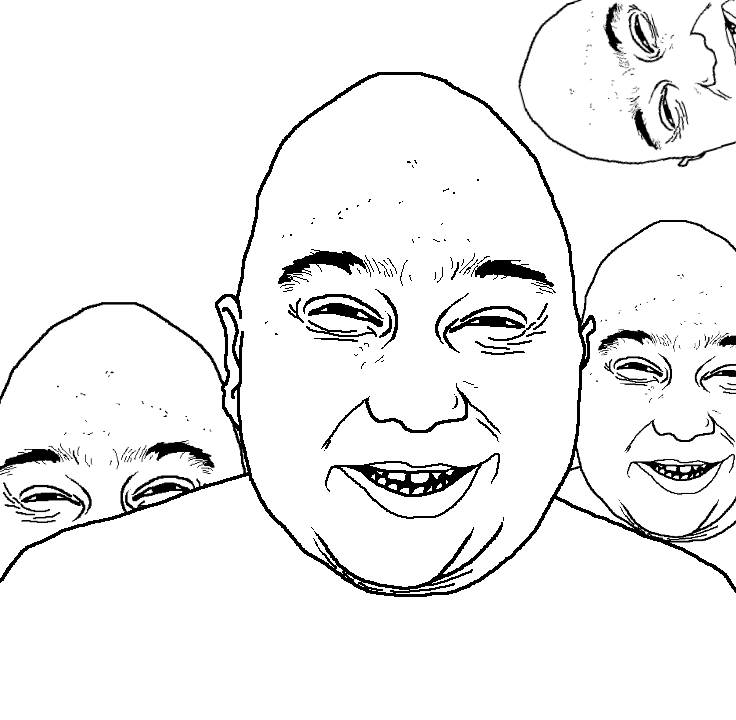 igor, unknown, 4soyjaks, bald, ear, eyebrows, eyes, fat, front view, glasses