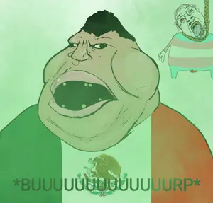 bernd, meximutt, burp, fart, gas, mexico, rope, stinky, tranny, transgender pride flag