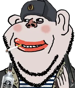impish soyak ears, impish amerimutt, alcohol, cigarette, clothes, drink, ear, gun, hands, hat