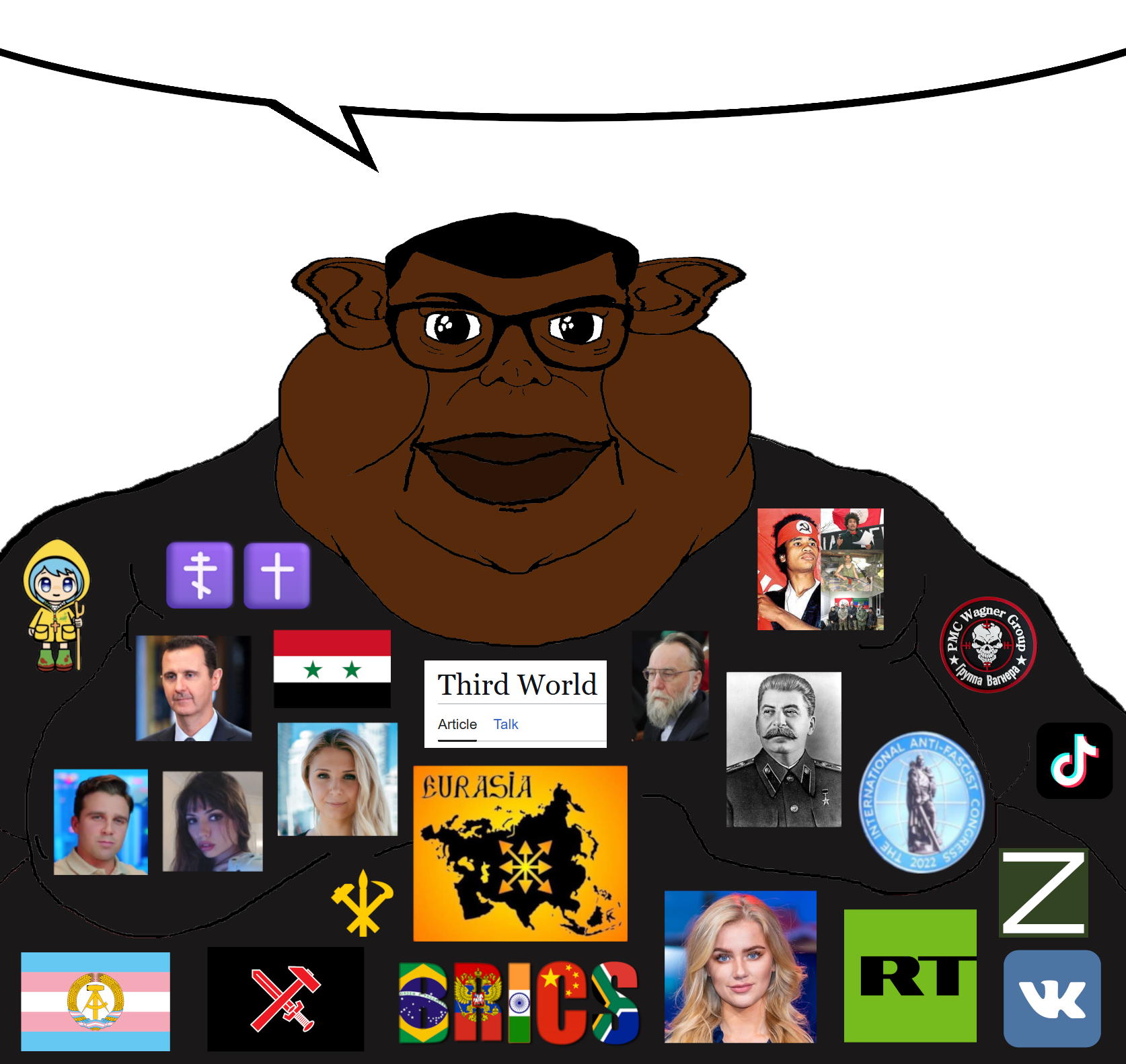 joseph stalin, brandon, meximutt, branigger, antifa, assad, beness aijo, brics, brown skin, christianity