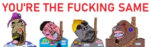 kratos, bernd, gapejak, meximutt, parrotjak, hanging troonjak, scholar, troonjak, ack, animal
