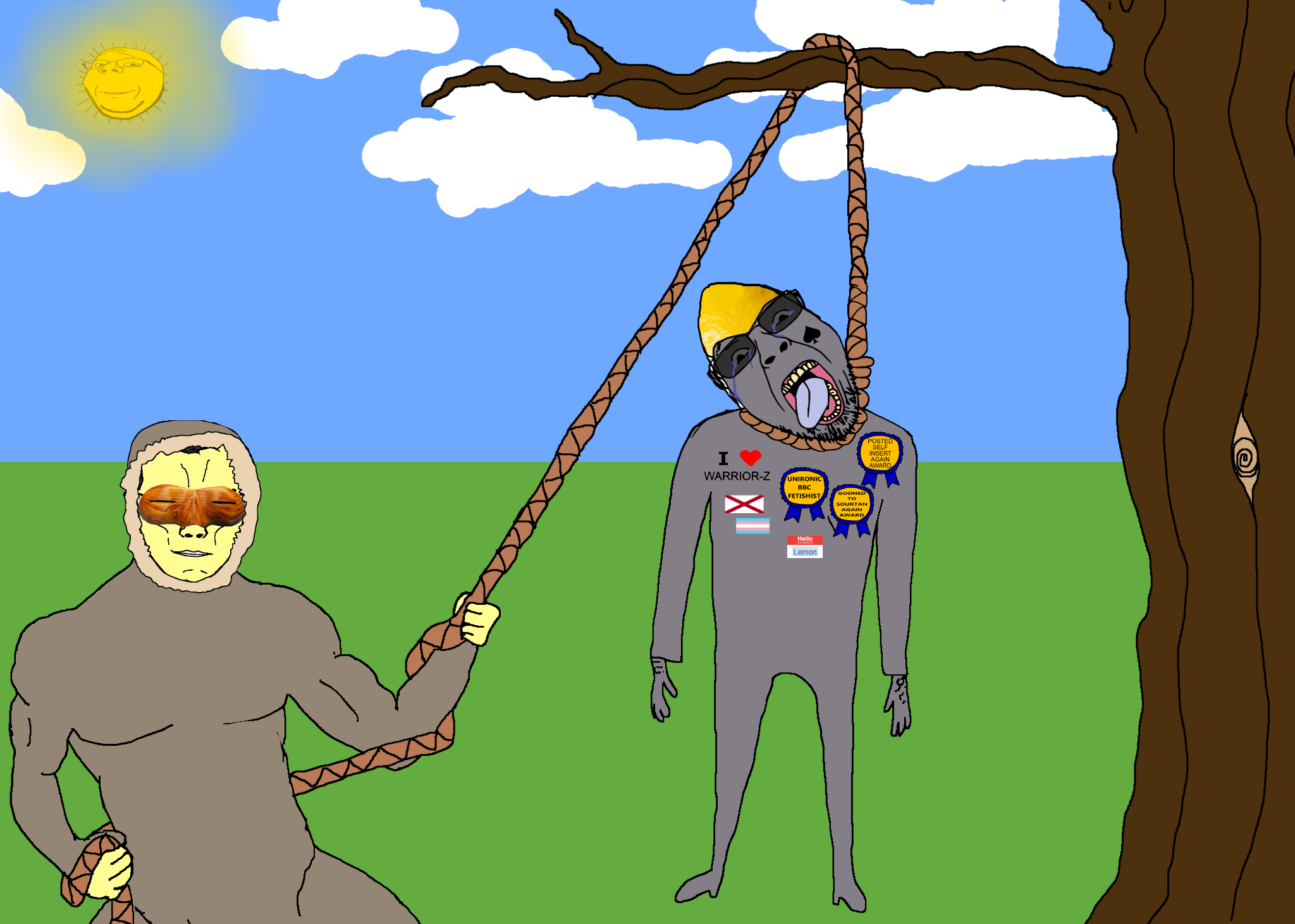 bernd, chudjak, gapejak, hanging troonjak, troonjak, wholesome soyjak, 3soyjaks, ack, arm, award