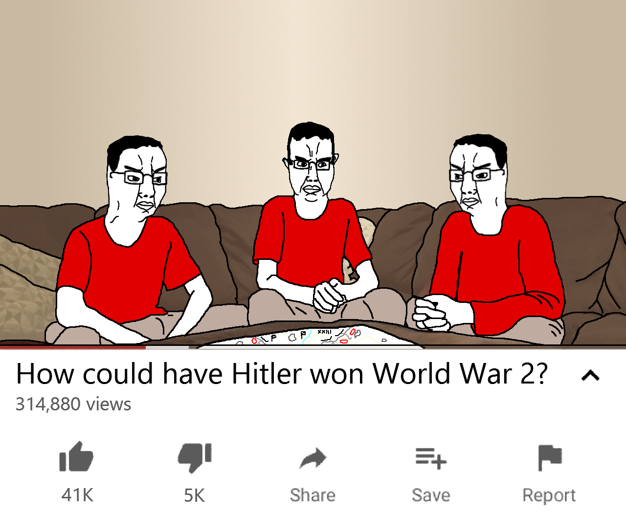 chudjak, chudjak front, 3soyjaks, adolf hitler, arm, black hair, black text, cargo pants, chud, closed mouth