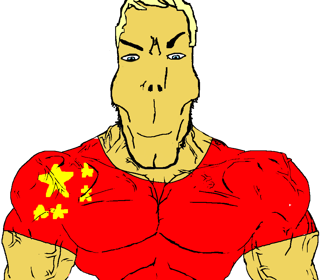 chudjak, markiplier soyjak, asiamutt, asiaryan, chudjak front, muscular chud, aryan, a10 eyes, asian, blue eyes