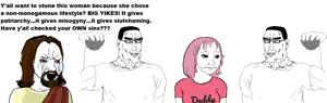 wojak, chudjak, chudjak front, muscular chud, bible, christianity, jesus christ, looking at you, pharisee, religion