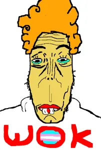 markiplier soyjak, asiamutt, asian, carmen de mairena, clothes, lipstick, teeth, tranny, trans rights, white background