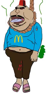 meximutt, mexiaryan, bloodshot eyes, brap, braphog, crimea, crimean tatar, crying, extremely obese, fart