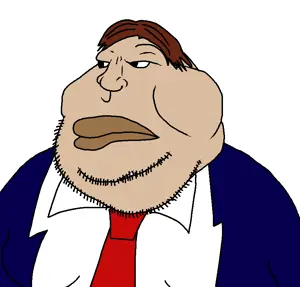 meximutt, big lips, brown hair, clothes, hair, lips, luis carruthers (american psycho), red tie, stubble, suit