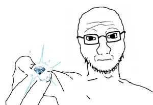 soyak, soyak front, anime, closed mouth, gem, gojou's imaginary technique, shiny, jujutsu kaisen