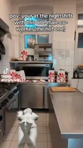 cobson, animated, fast food, slut, tiktok, video, wagie
