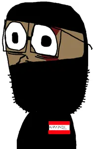 sackjak, looking at you, mask, name tag, white background, warrior-z