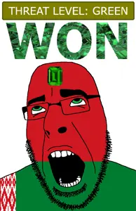 cobson, ahegao, belarus, country, emerald, flag, gem, glasses, green, green eyes