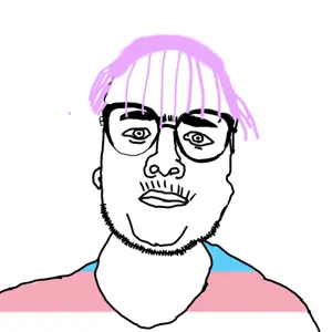 ack!, lilytino, tranny, trans, transgender pride flag