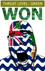 cobson, ahegao, british indian ocean territory, country, crown, emerald, flag, gem, glasses, green