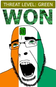 cobson, ahegao, country, emerald, flag, gem, glasses, green, green eyes, hair
