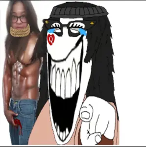 soytan, bleached, bleeding wound, bwc, faceapp, femdom, heart, laughing, queen of hearts, rope
