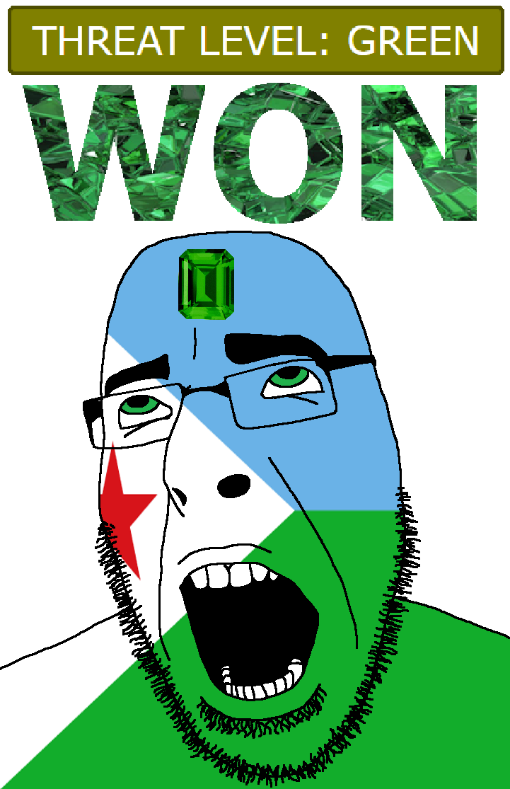 cobson, ahegao, country, djibouti, emerald, flag, gem, glasses, green, green eyes