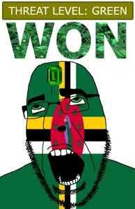 cobson, ahegao, animal, bird, country, dominica, emerald, flag, gem, glasses